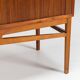 Danish high cabinet in teak with tambour doors Denmark 1960