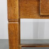 1930s Restored Antique Oak Table, Czechoslovakia
