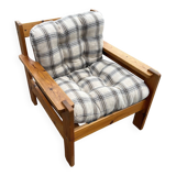 70s brutalist armchair
