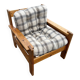 fauteuil brutaliste des années 70