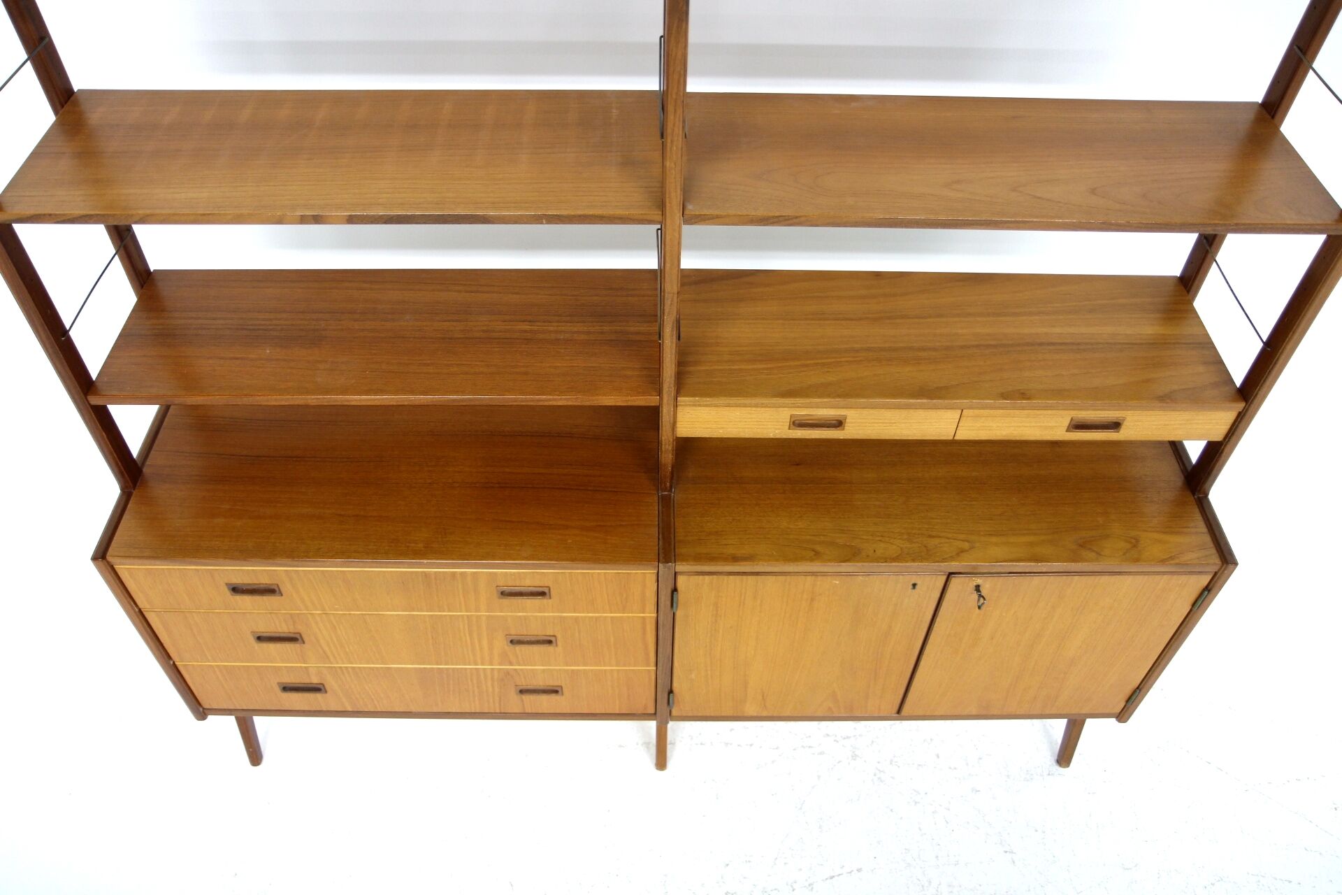 Teak "Reform" library, Skaraborgs Möbelindustri Tibro, Sweden, 1960