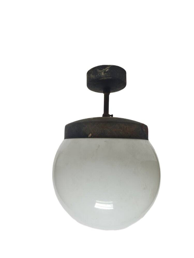 Art Deco pendant lamp, Poland, 1950s