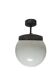 Art Deco pendant lamp, Poland, 1950s