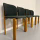 4 vintage Bruno Rey design chairs for Dieticker from the 1970s.