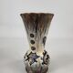 Quimper earthenware vase signed Paul Fouillen