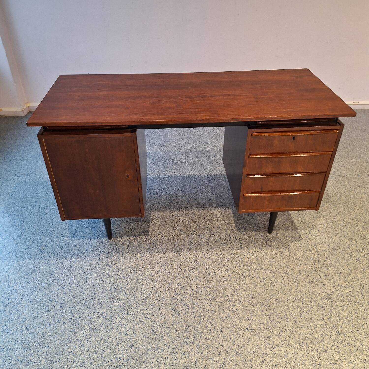 Teak desk by Cees Braakman for Pastoe from the 1960s