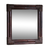 Rattan mirror 52 x 48 cm