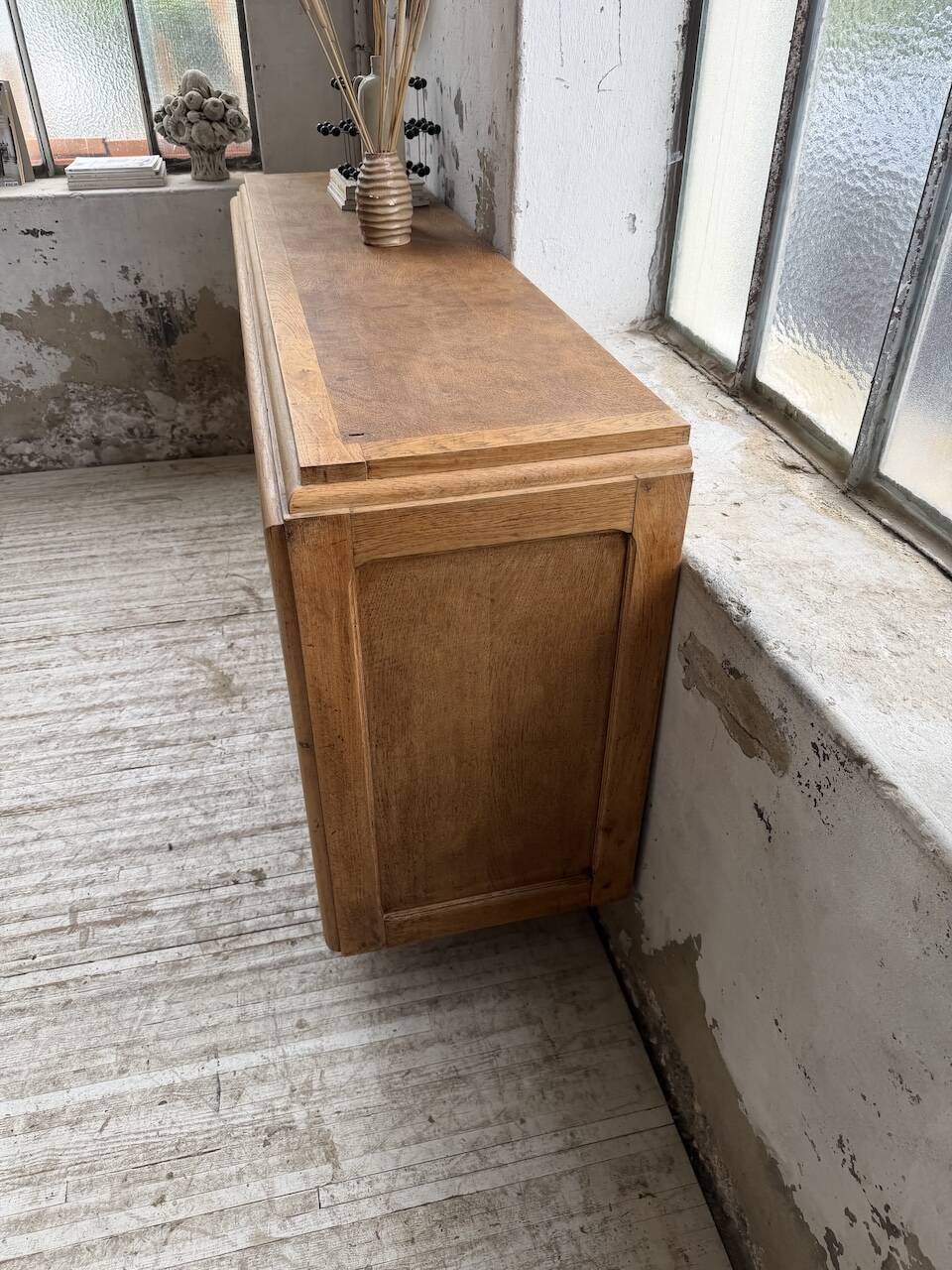 Enfilade storage unit oak Art Deco 1940 Dudouyt
