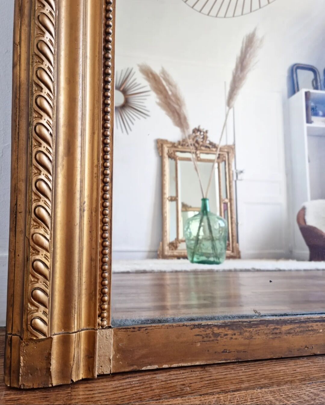 Old mirror Louis Philippe 104x155cm