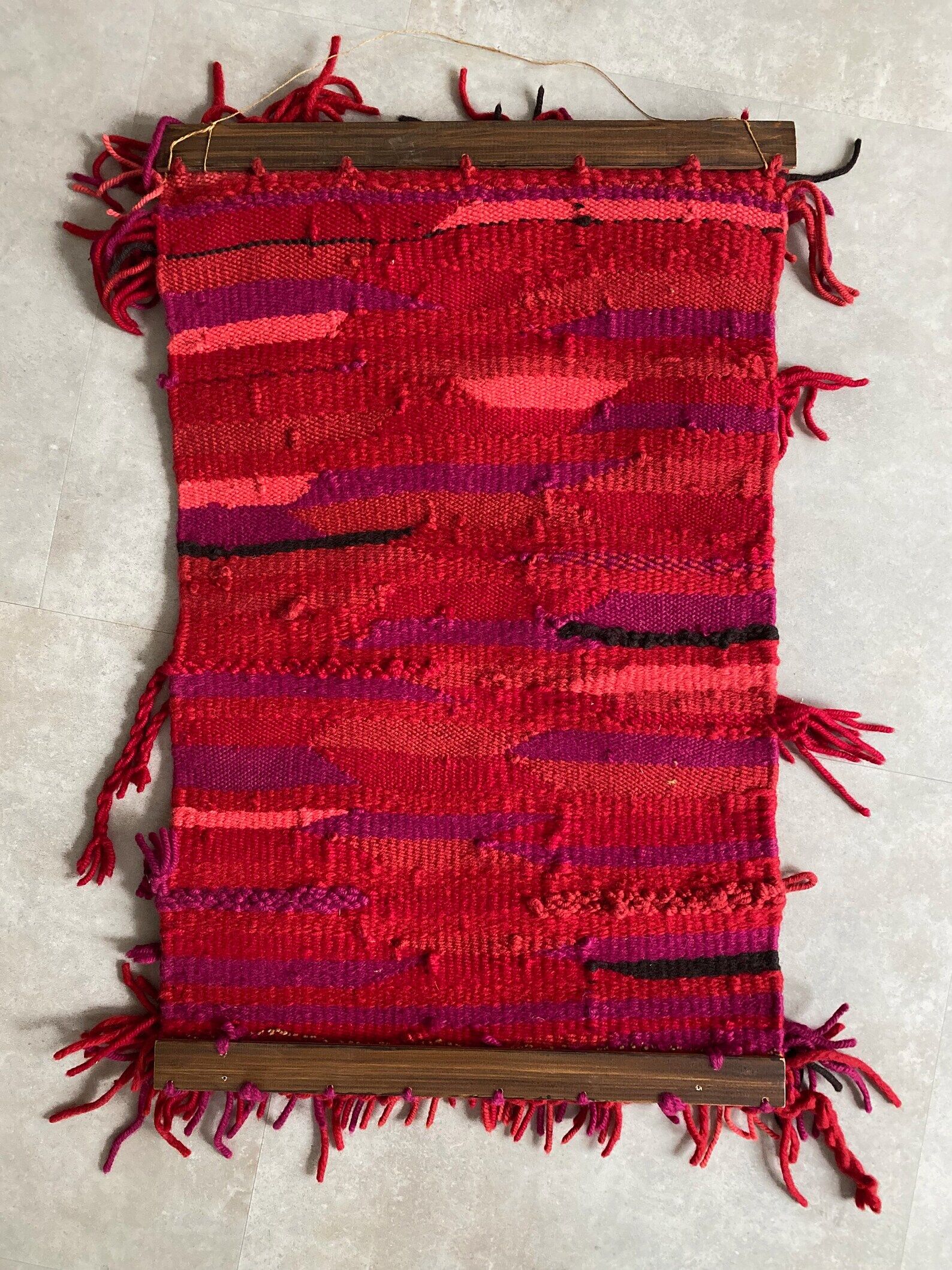 Large vintage wall hanging / wall decoration tapestry