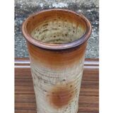 Potter's top cylinder vase in enamelled sandstone