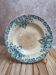 Antique hollow plate Lebacqz & Bouchard Colombier with bird decoration, Terre de Fer.
