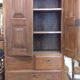 Armoire coloniale bois exotique XlX