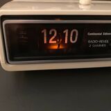 Radio reveil vintage a déroulement Continental Edison 1973