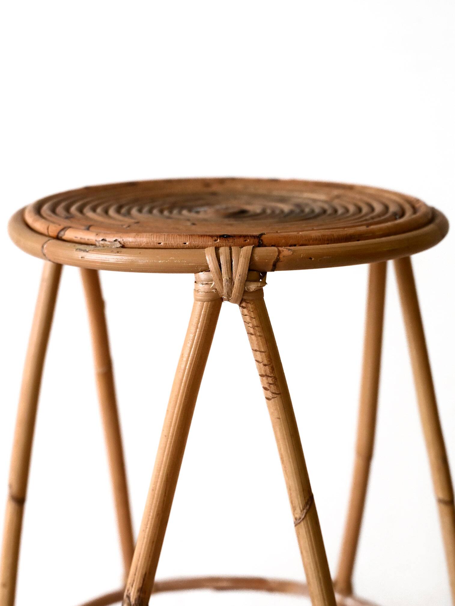 Vintage Bamboo Pedestal
