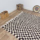 Handmade wool Berber rug 256 X 150 CM