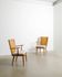 Pair of Swedish Mid Century Wooden Armchairs by Göran Malmvall, 1940s