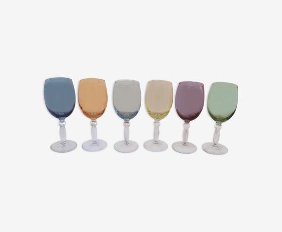 Set de 6 verres couleur