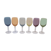 Set de 6 verres couleur