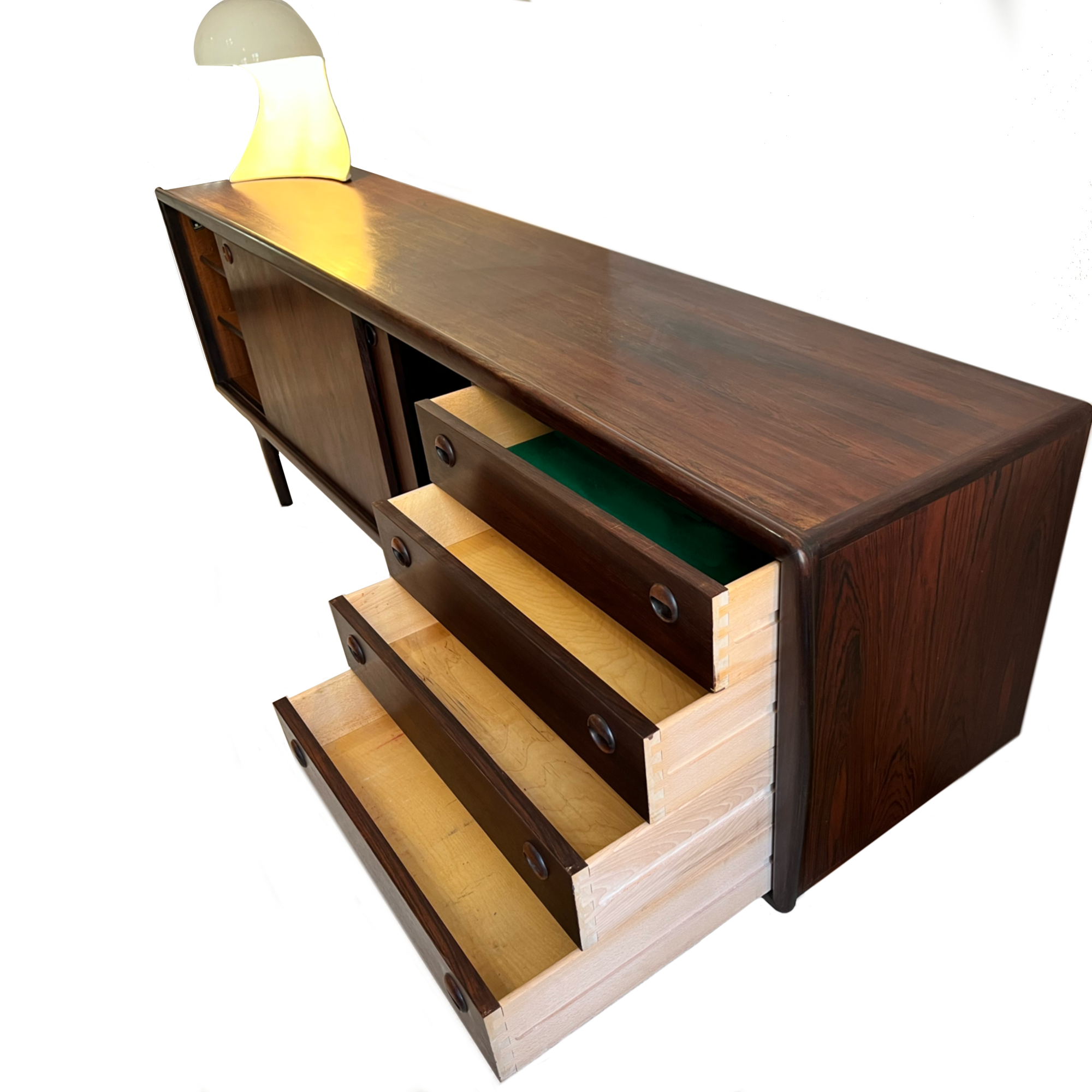 Scandinavian row by H.P.HANSEN for IMHA in rosewood 1960