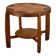 Dutch Art Deco Amsterdam School side table in Oak with star