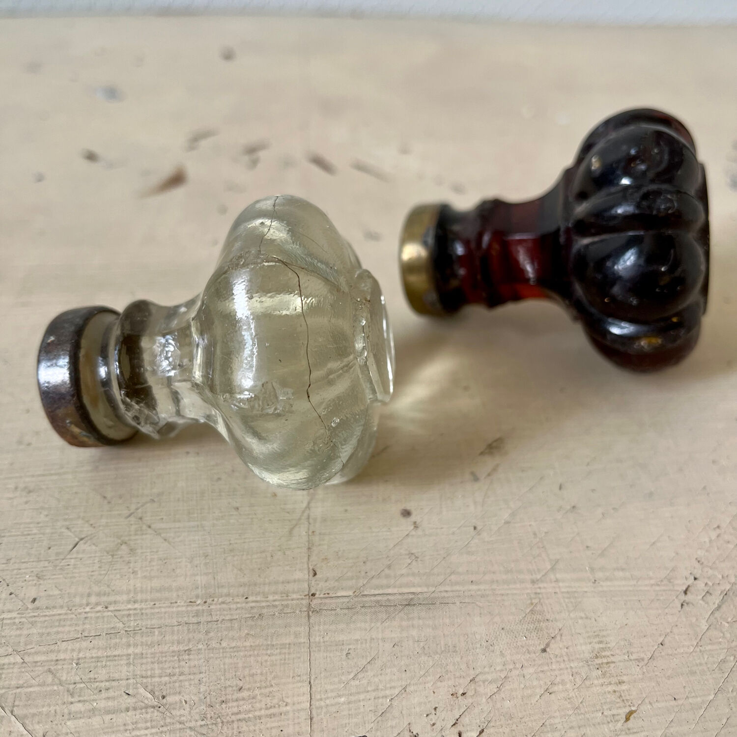 Lot of old door handles