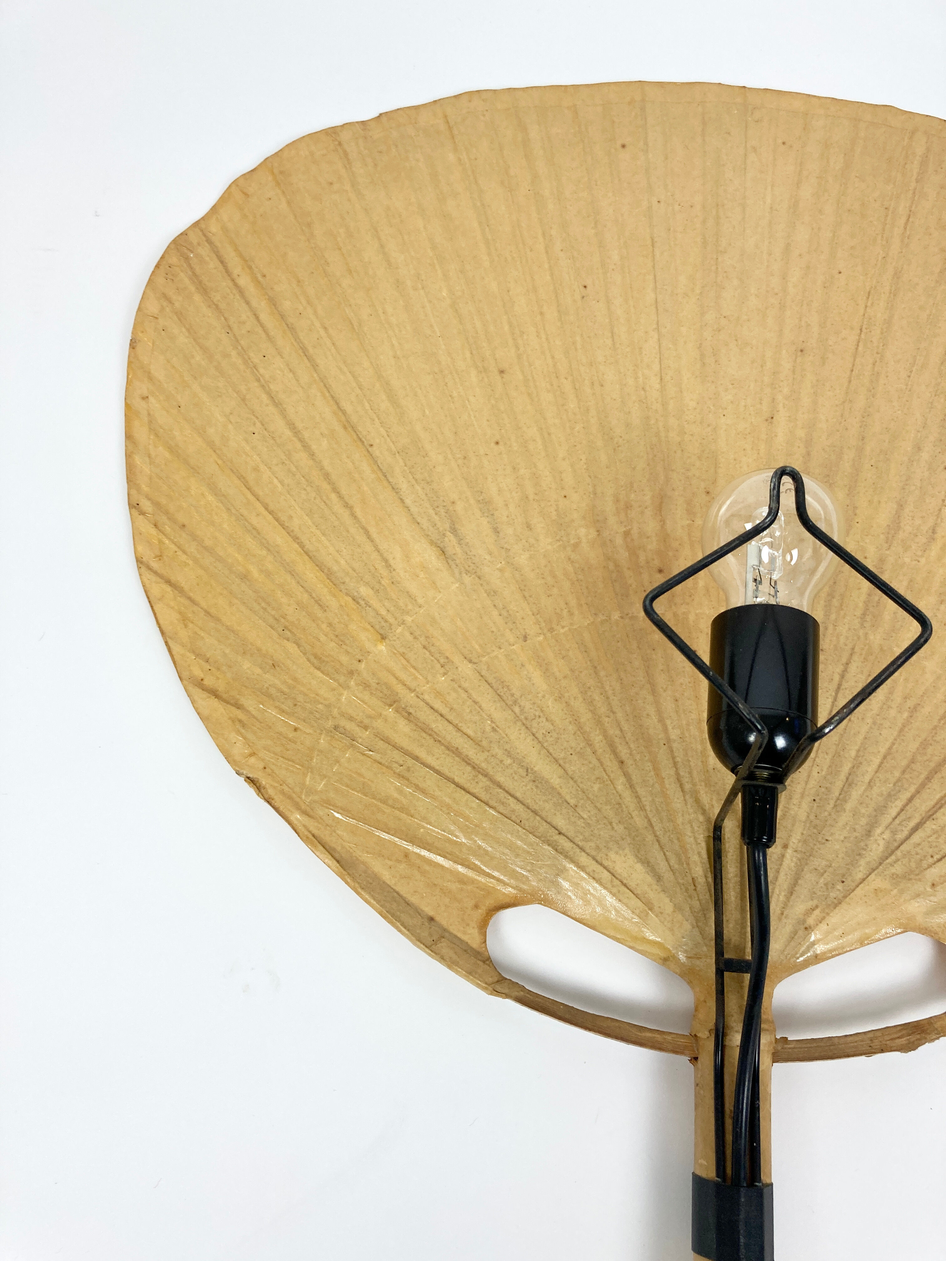 Uchiwa wall light by Ingo Maurer for M-Design, Germany 1970s