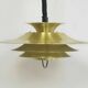 Lampe suspendue à pendentif en disques dorés Vitrika