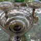 Vintage smoked glass coupes from the 1970s.