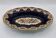 Oval dish in glazed earthenware by M. P. Chevallier, Manufacture des Émaux