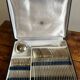 Complete housewife for 12 guests sfam silver metal hallmark 100