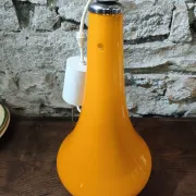 Suspension opaline orange vintage