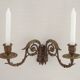 Pair of French Antique Signed GAVEAU 12 Double Piano Candle Sconces