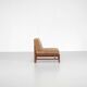 Wooden armchair covered in fabric, Italy, 1960s.
