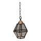 Hexagonal hanging lantern