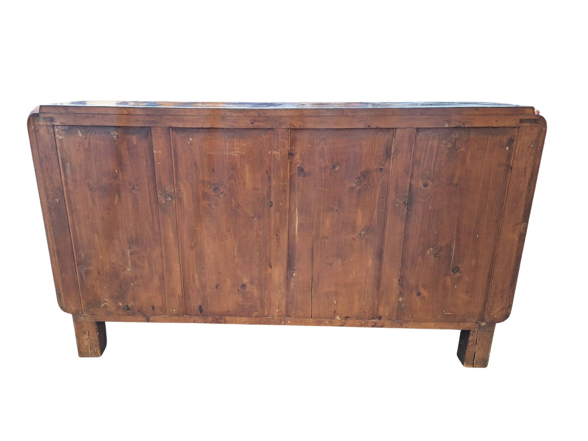 Coppia di credenze Art Deco anni '30 in radica