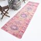 3x10 Rug For Hallway Pink Vintage Runner Rug, 85x318Cm