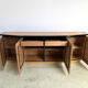 Vintage burl wood credenza, 1980s