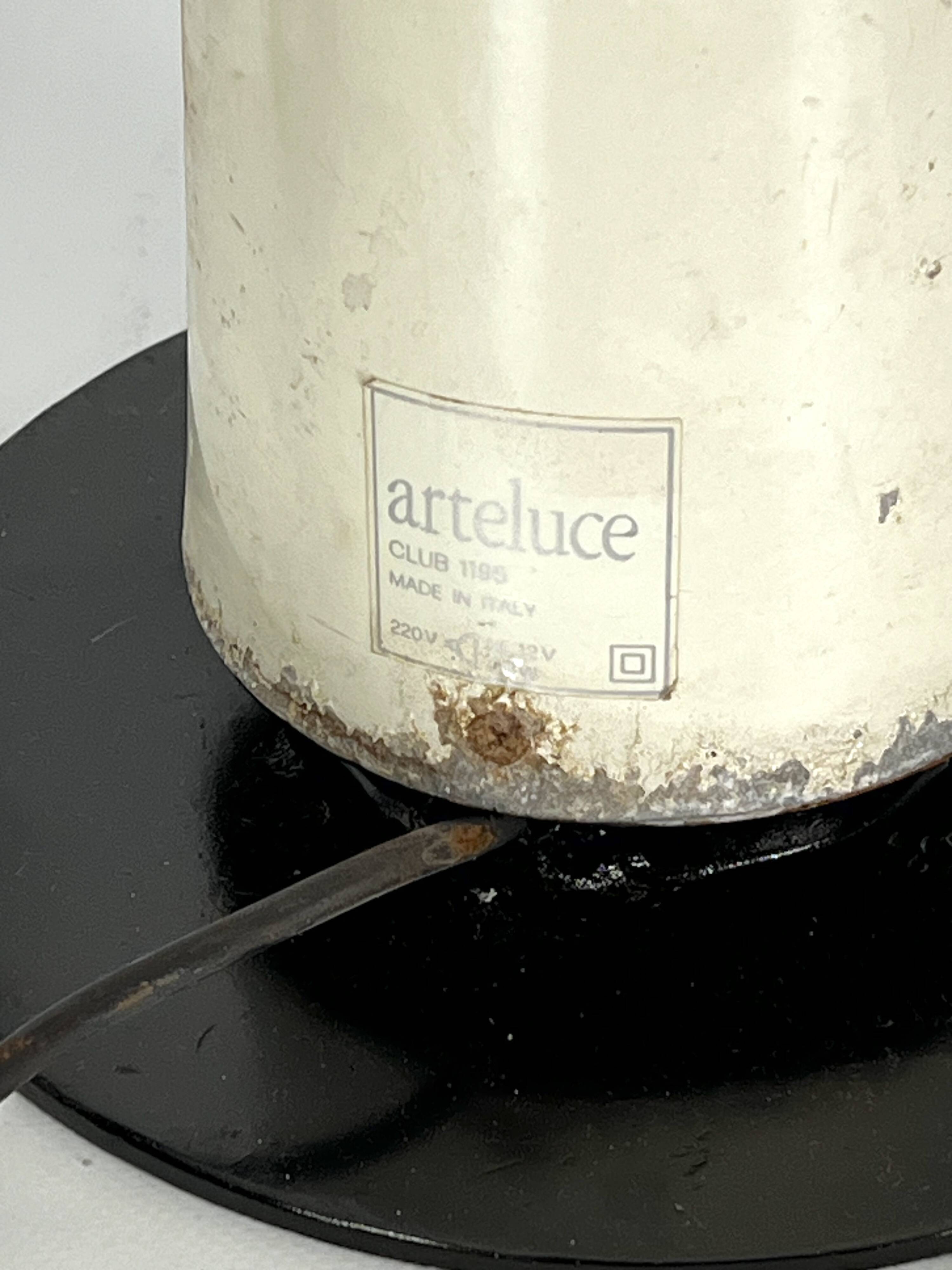 Postmodern floor lamp Club 1195 by Giuseppe Ramella for Arteluce, ITALY 1980s