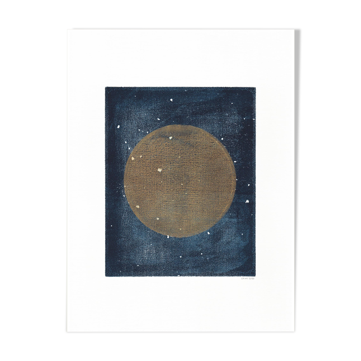 Paint on paper 40x30cm without frame