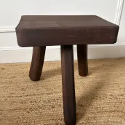 Brutalist tripod stool
