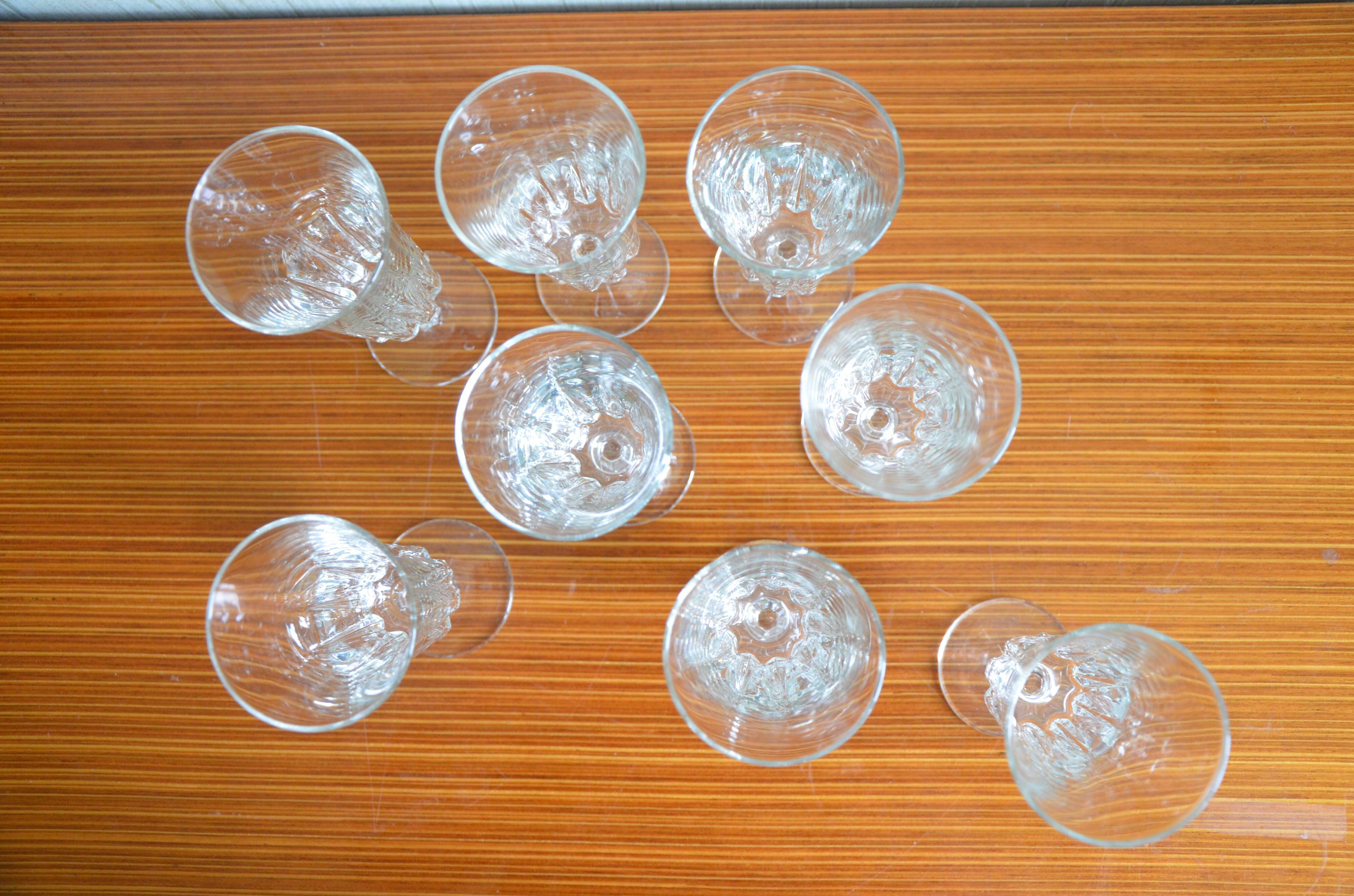 Lot de 8 flûtes à champagne