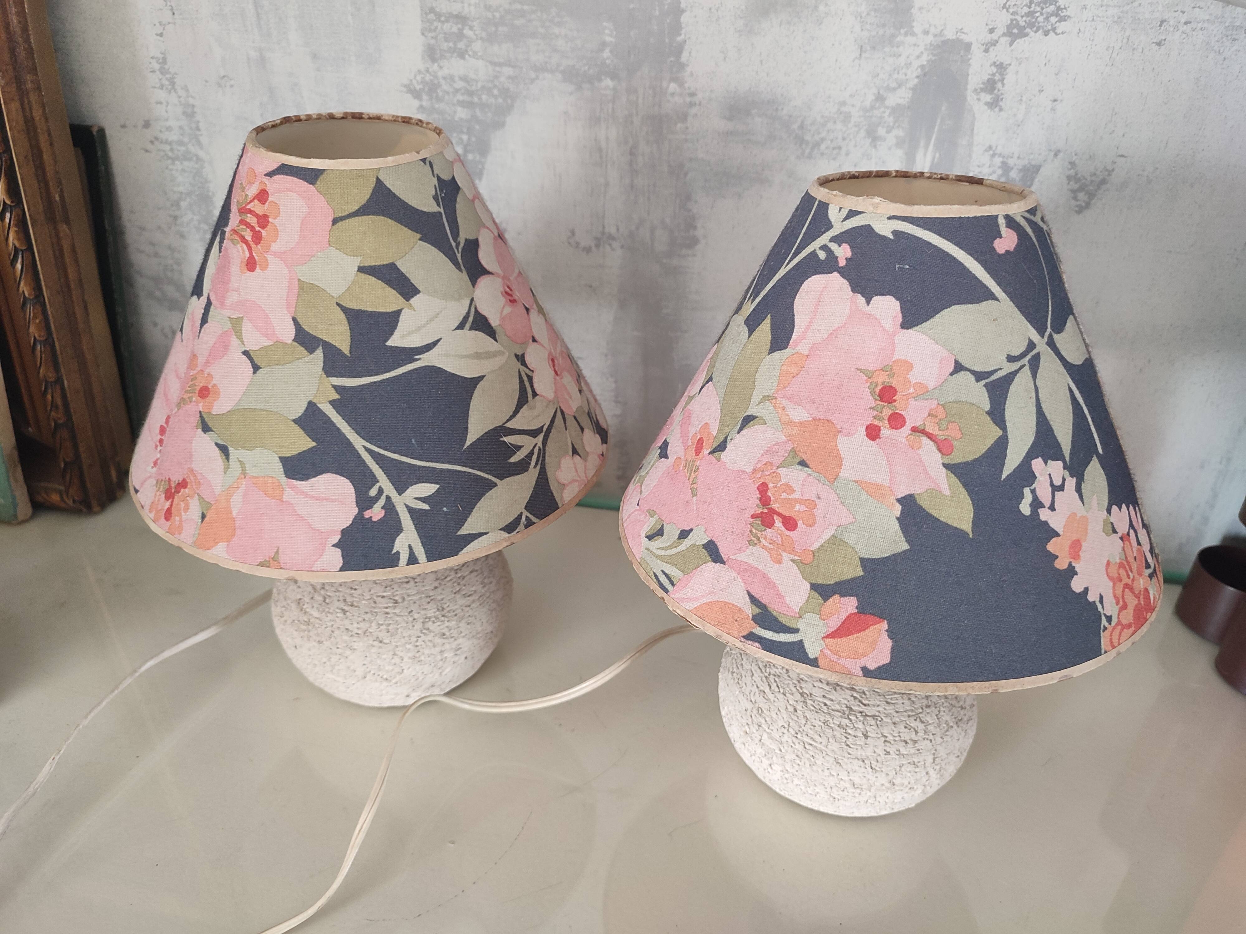 Two bedside lamps at the end of the 70s