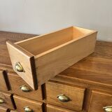 16 drawer counter in solid oak