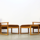 Fauteuils modèle 2254  avec ottomanes par Børge Mogensen pour Fredericia