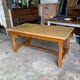 Oak farmhouse table – 1950s