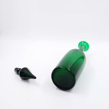 Green glass carafe from the 19th century - England, circa 1870.