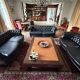 Chesterfield sofa Sebastian - Fleming & Howland - black leather