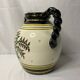 Quimper henriot, pot-bellied vase with twisted handles 1959