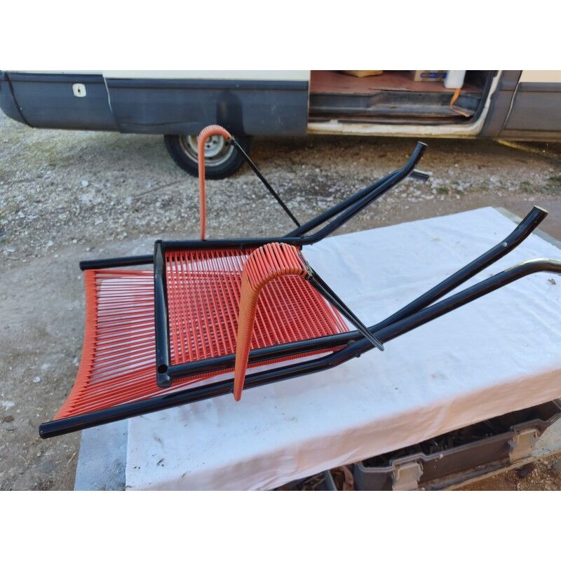 Scoubidou armchair André Monpoix
